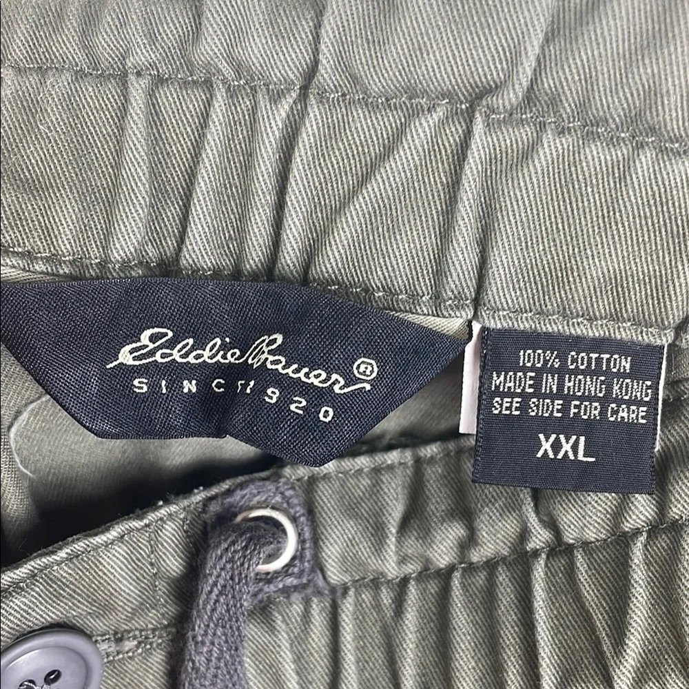 Vintage Eddie Bauer Green Cargo Shorts Outdoor Essential